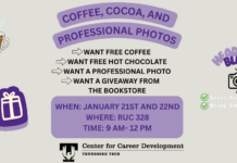 January 21/22 – Coffee, Cocoa and Professional Photos with Career Development!
