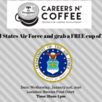 Jan. 21 Careers n’ Coffee with the United States Air Force (USAF)