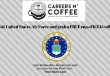 Jan. 21 Careers n’ Coffee with the United States Air Force (USAF)