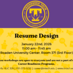Jan. 22 Resume Design Workshop