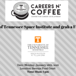 Jan. 26 Careers n’ Coffee with UT Space Institute