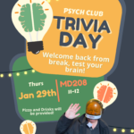 Psych Club’s Welcome Back Trivia!