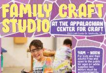 Family Craft Studio at the Craft Center!