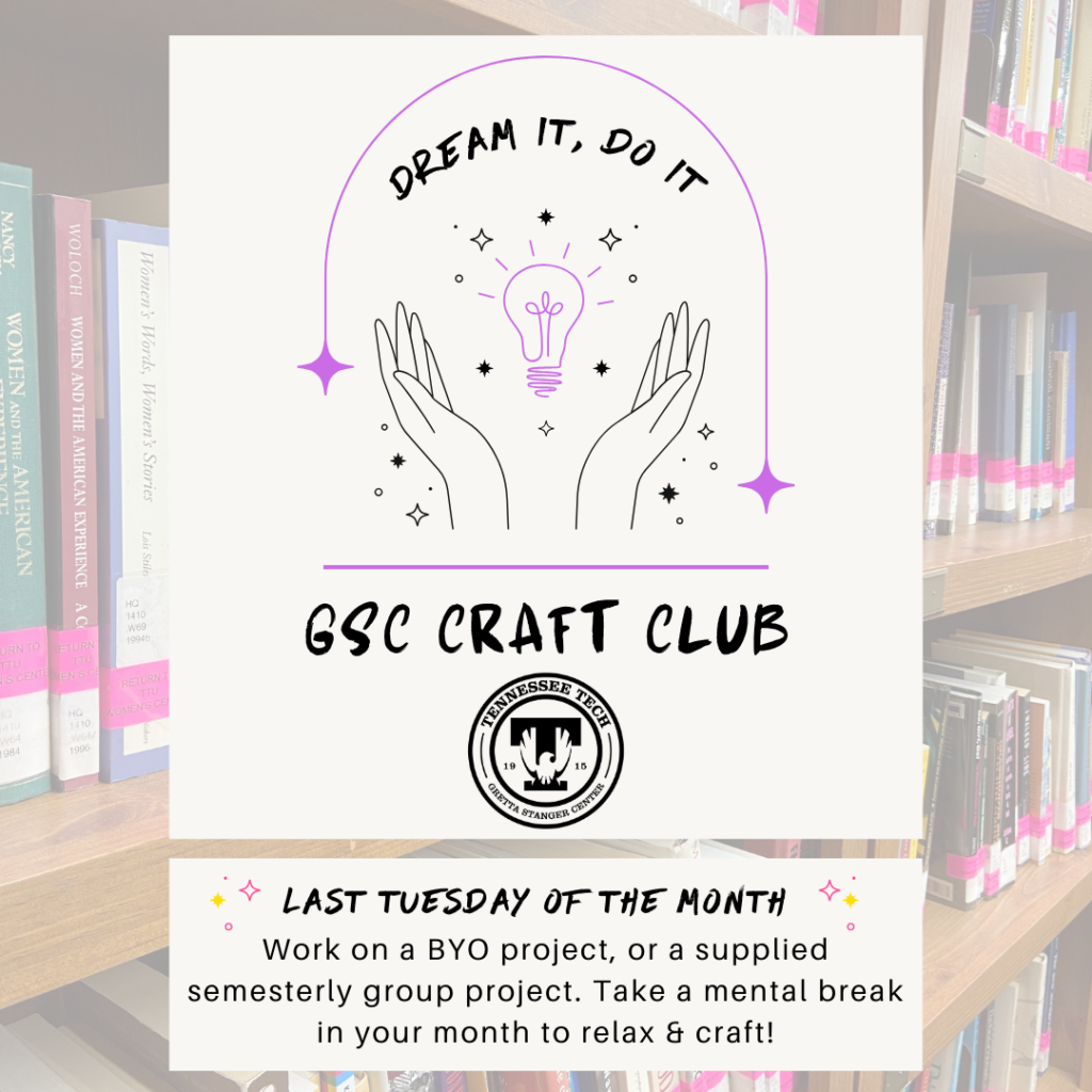 Craft Club is Back! Gretta Stanger Craft Club, January 2026 Meeting ...