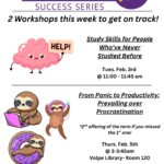 2 Workshops To Get You on Track!