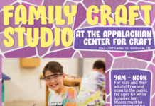 Family Craft Studio moved to THIS Saturday