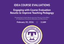 IDEA Course Evaluation Report Session with IARE – February 20