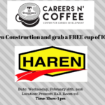 February 18 – Careers n’ Coffee with Haren Construction