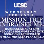 UCSC Missions Fundraiser Meal