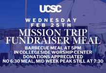 UCSC Missions Fundraiser Meal