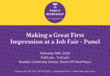 Feb. 19 Purple Career Readiness Workshop: Making a Great First Impression at a Job Fair