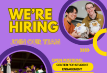 The Center for Student Engagement is Hiring – Apply now!