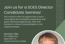 SOES Director Candidate Seminar – Dr. Druckenbrod