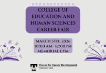 March 5 College of Education and Human Sciences Spring Career Fair