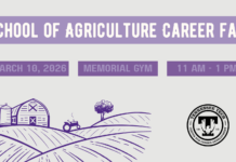 March 10 School of Agriculture Spring Career Fair