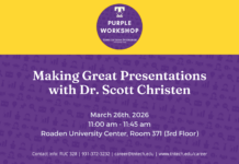 March 26 Purple Career Readiness Workshop: Making Great Presentations