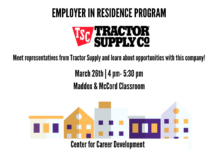 Mar. 26 Employer in Residence with Tractor Supply Company