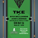 TKE pool tournament benefiting St. Jude Children’s Research Hospital