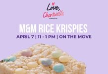 Love Chartwells M&M Rice Krispies