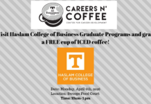 April 6 Careers n’ Coffee with Haslam College of Business Grad School