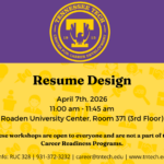 April 7 Resume Design Workshop