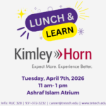 April 7 Lunch & Learn with Kimley Horn