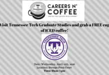 April 15 Careers n’ Coffee with Tennessee Tech Graduate Studies