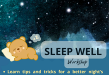 Sleep Well Workshop: April 14