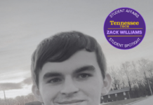 Student Affairs Student Spotlight – Zack Williams