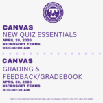 Canvas Workshops: Quizzes and Grading