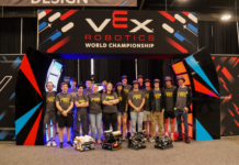 Autonomous Robotics Club Wins Awards at the VEX U Robotics World Championship
