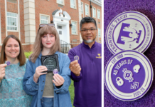 Computer science department produces award-winning coin for graduates