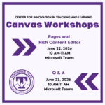 Canvas Workshops: Pages, RCE, and Q&A Sessions