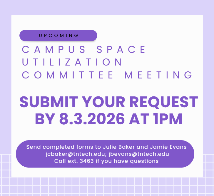 Campus Space Utilization Committee Meeting