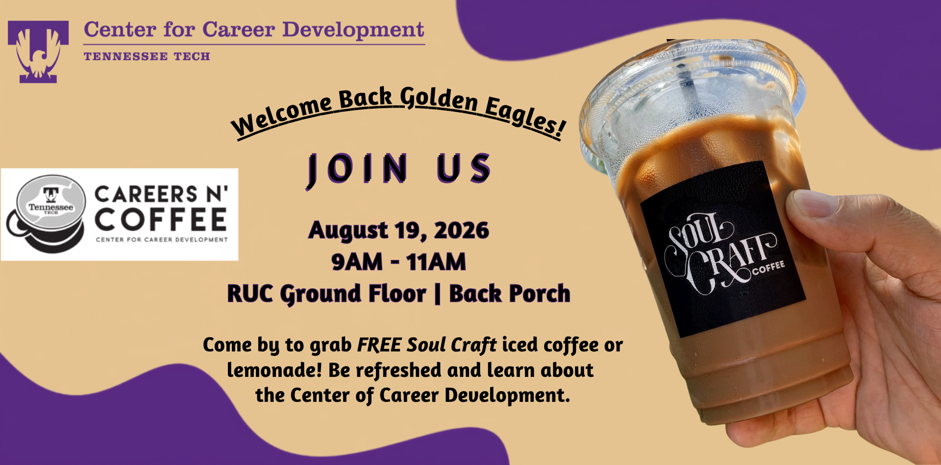 Week of Welcome Careers n’ Coffee with the Center for Career Development
