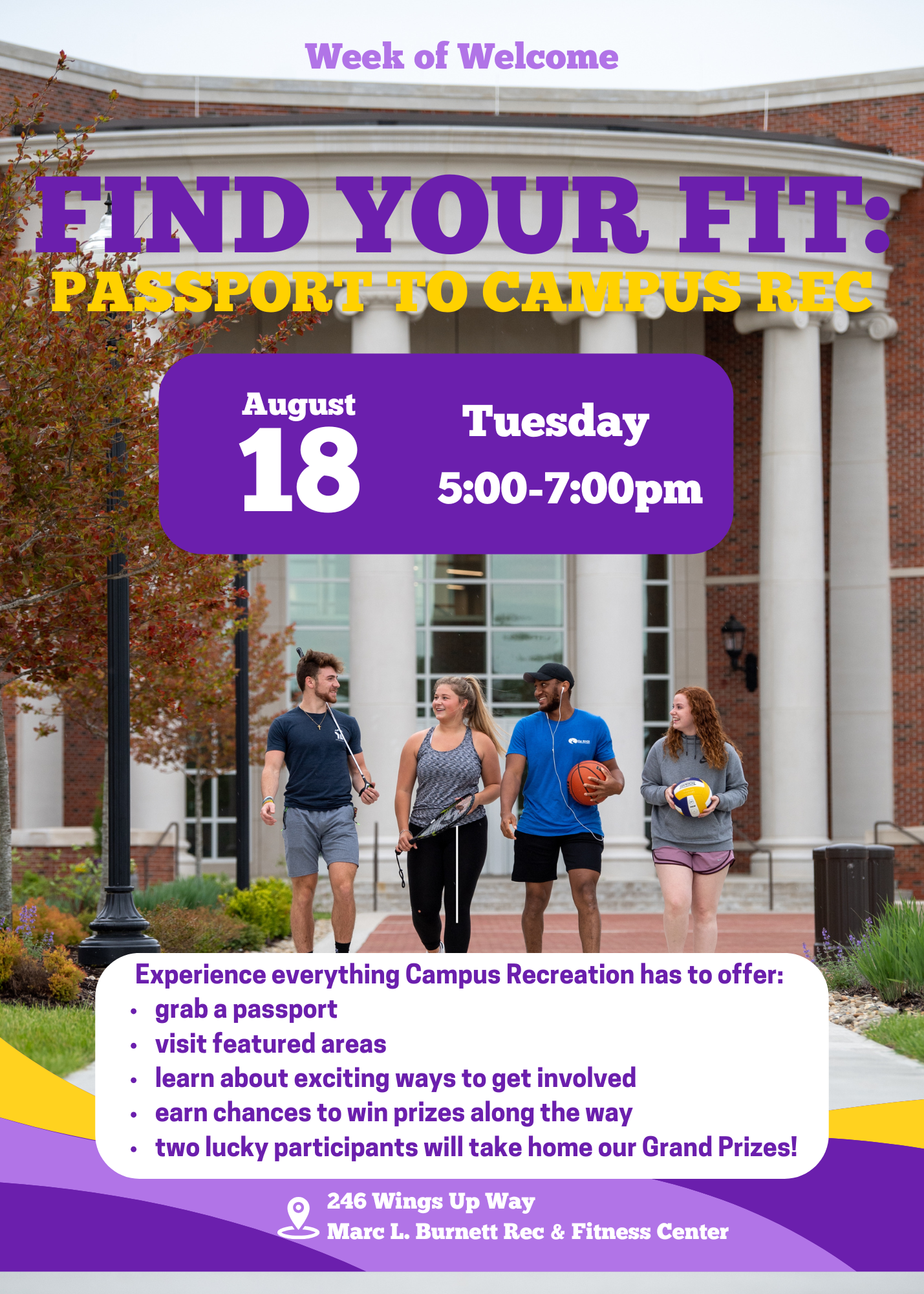 Find Your Fit: Passport to Campus Rec