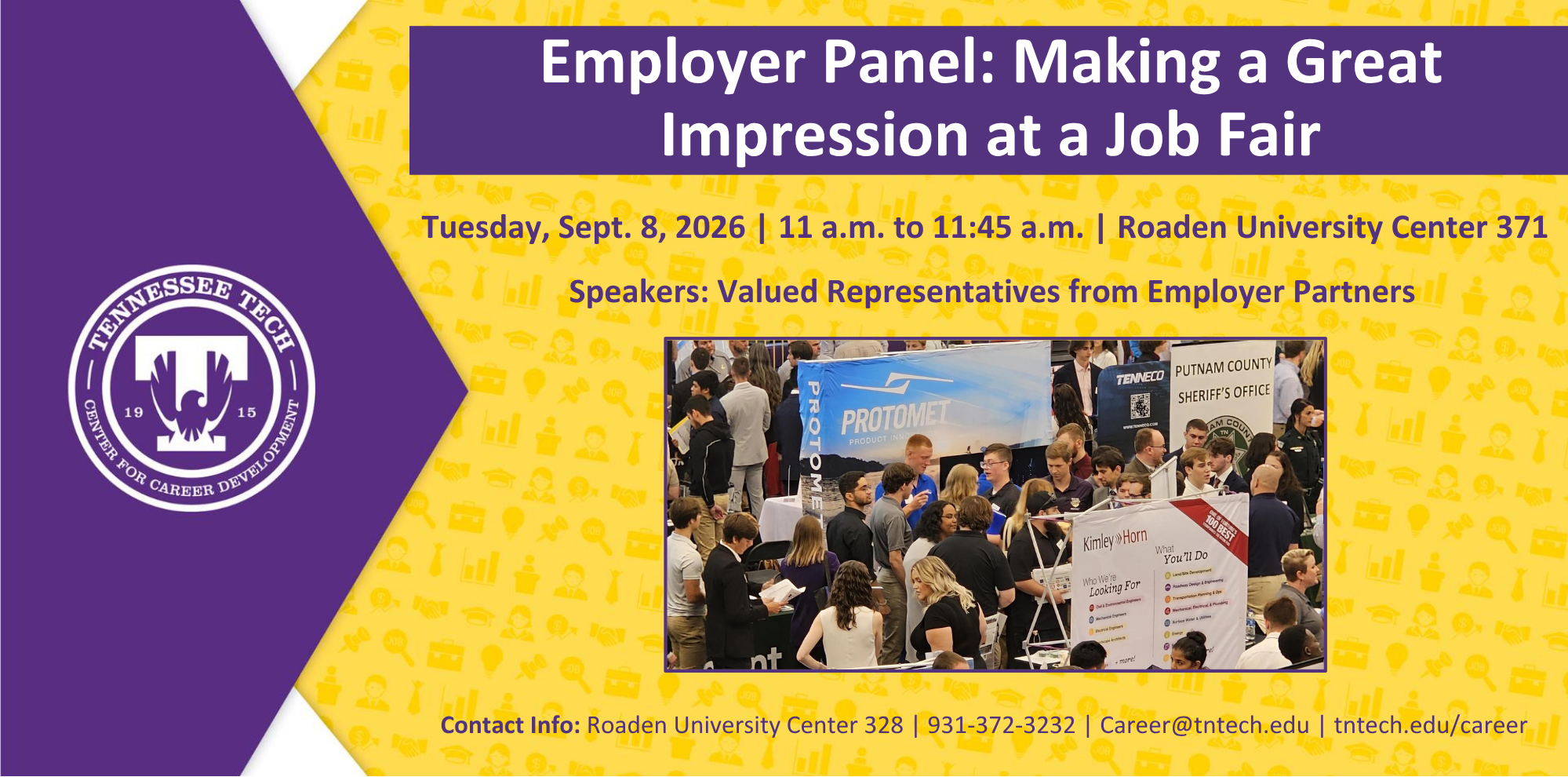 Sept. 8 – Making a Great Impression at a Job Fair Workshop