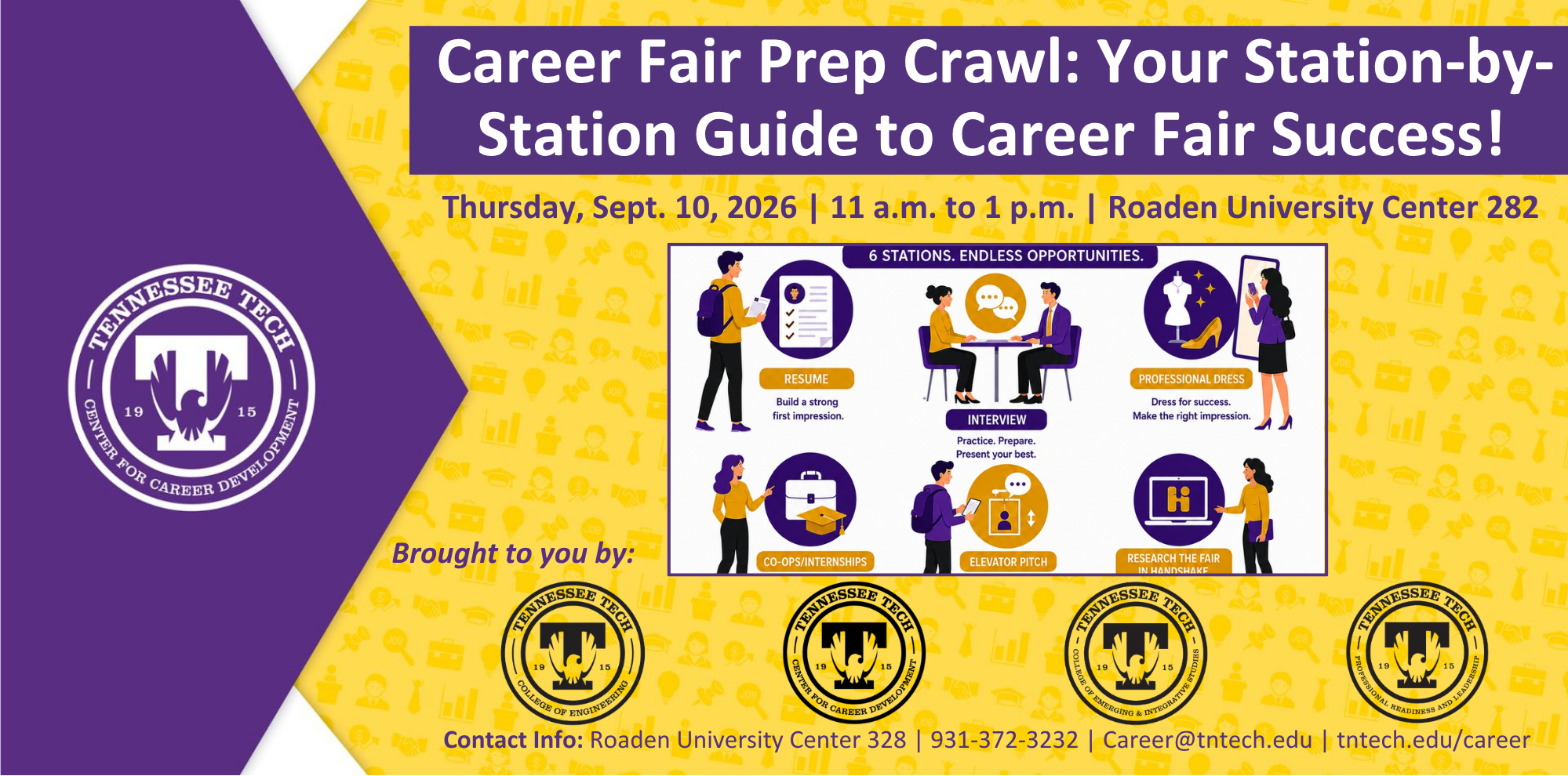 Sept. 10 Career Fair Prep Crawl