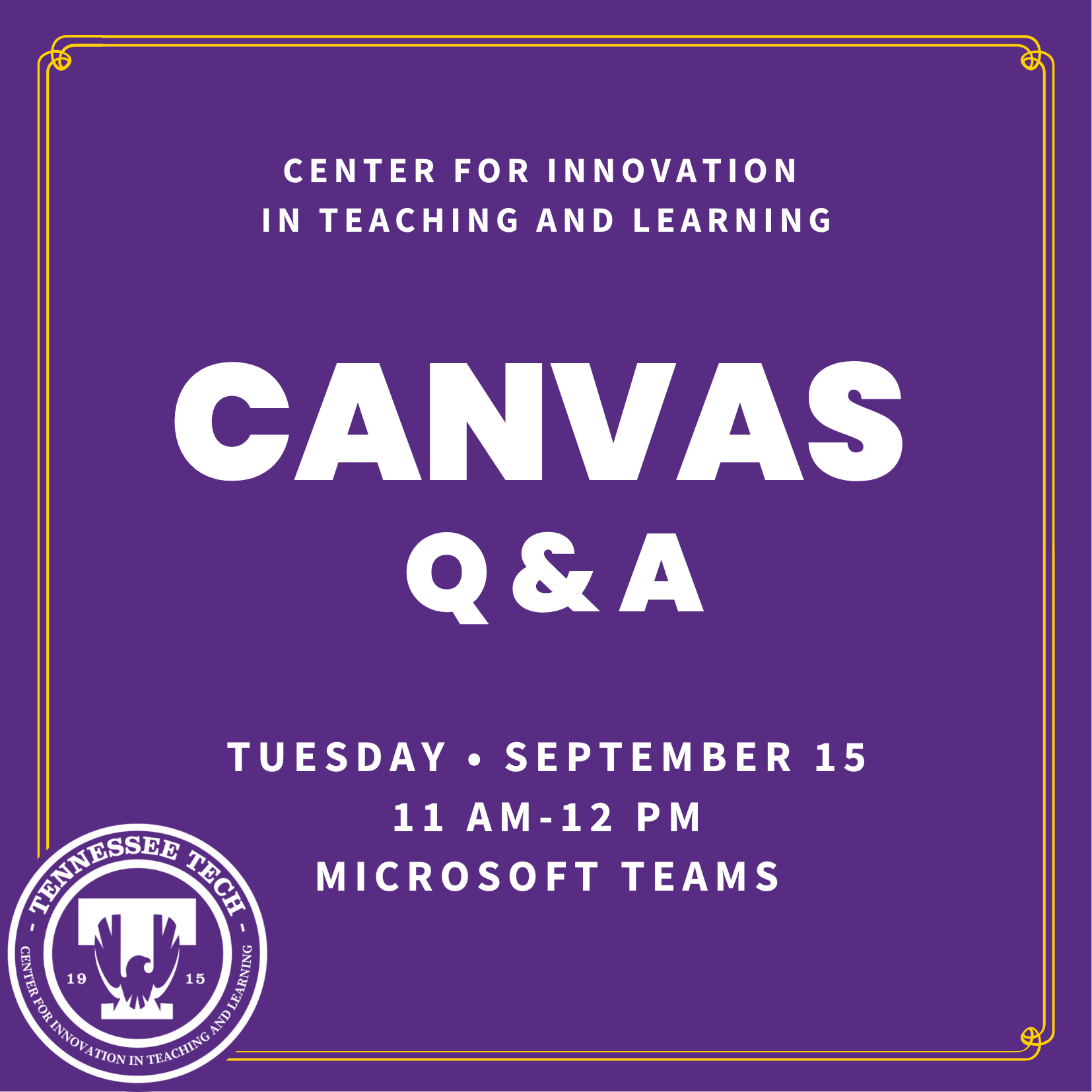 Canvas September Q&A