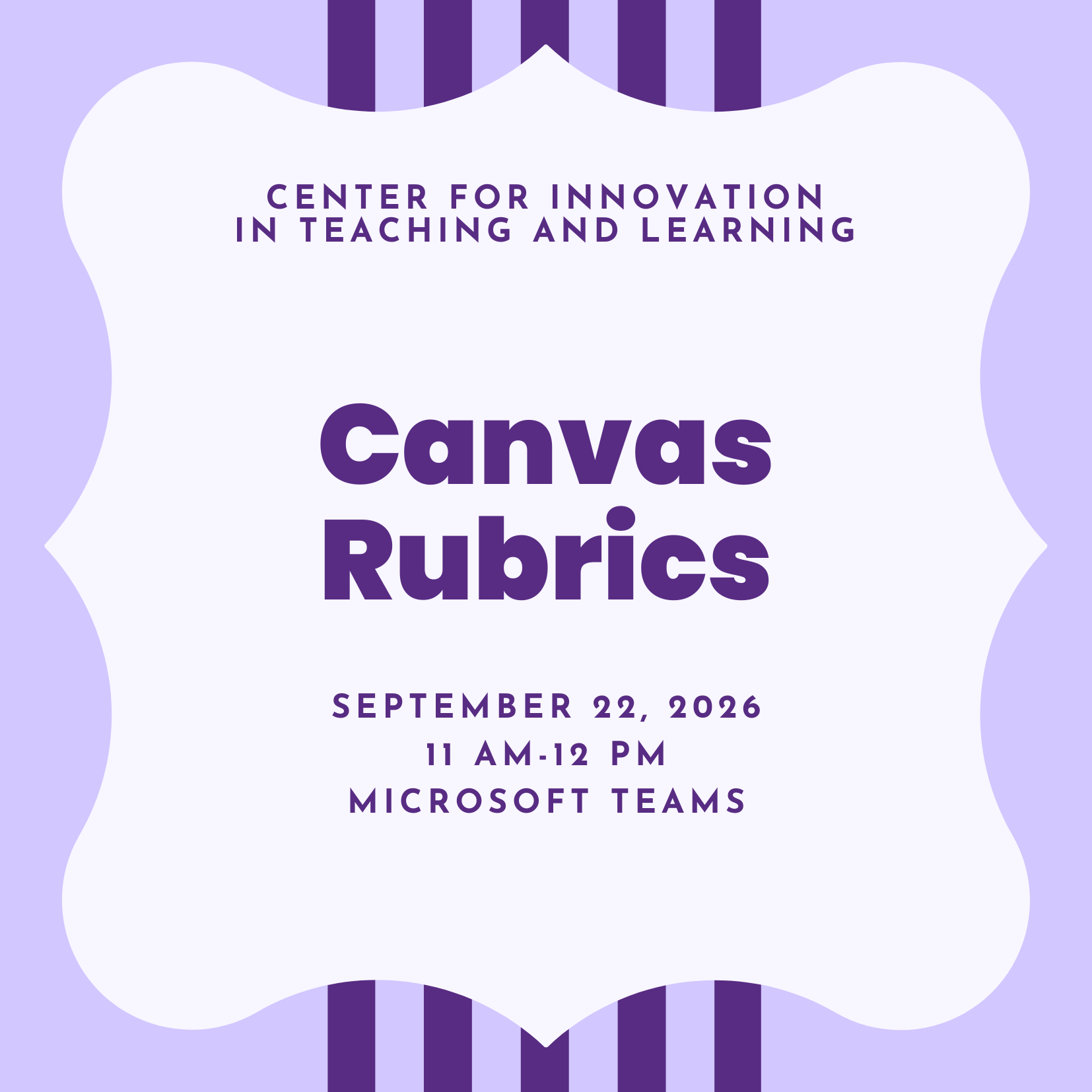 Canvas Rubrics Workshop