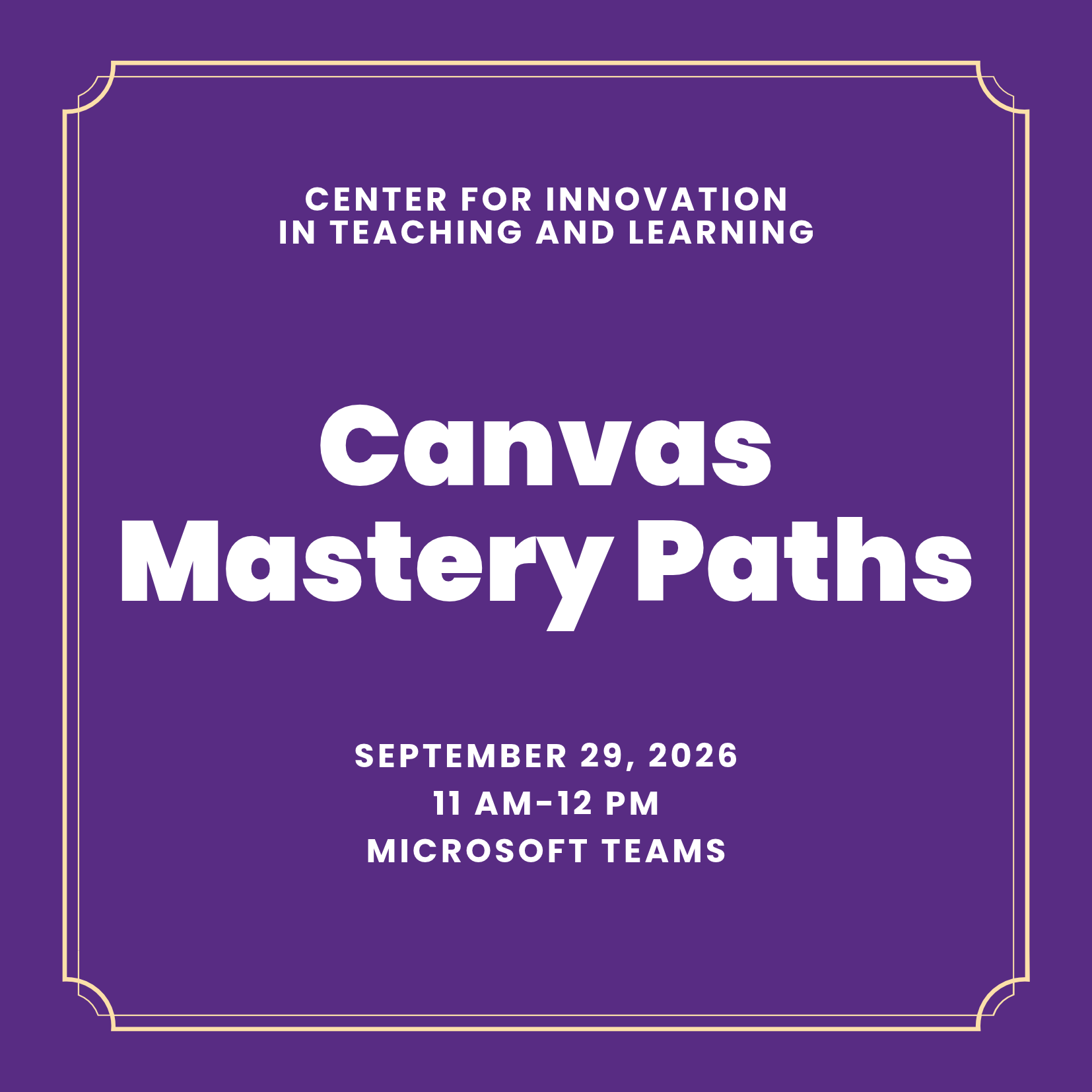 Canvas Mastery Paths Workshop