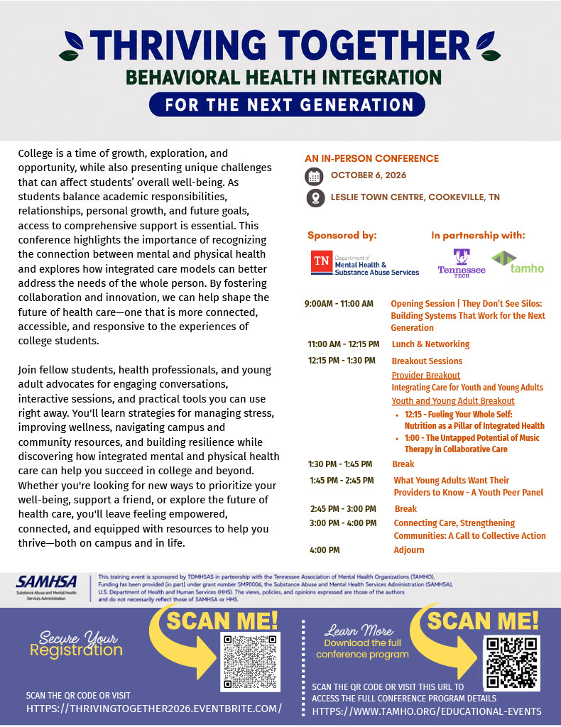 Thriving Together- Behavioral Health Integration
