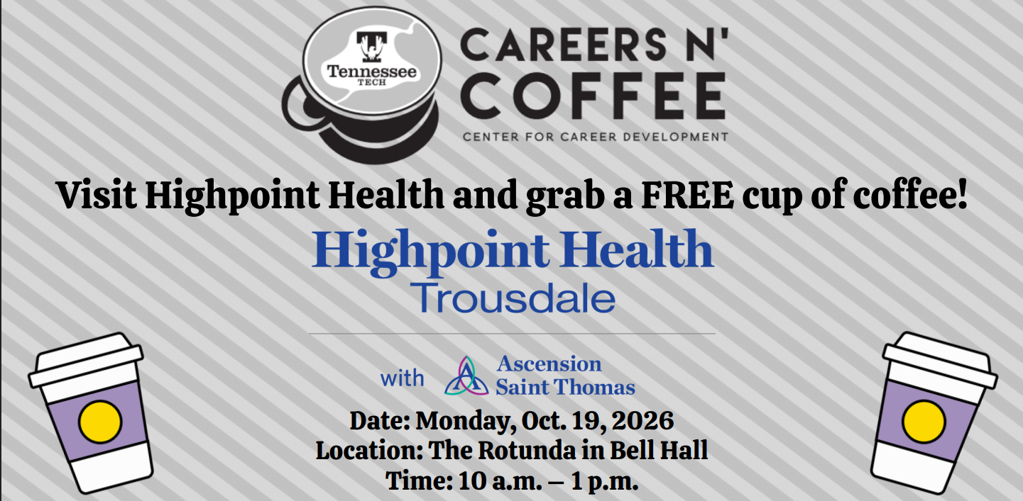 Oct. 19 Careers n’ Coffee with Highpoint Health
