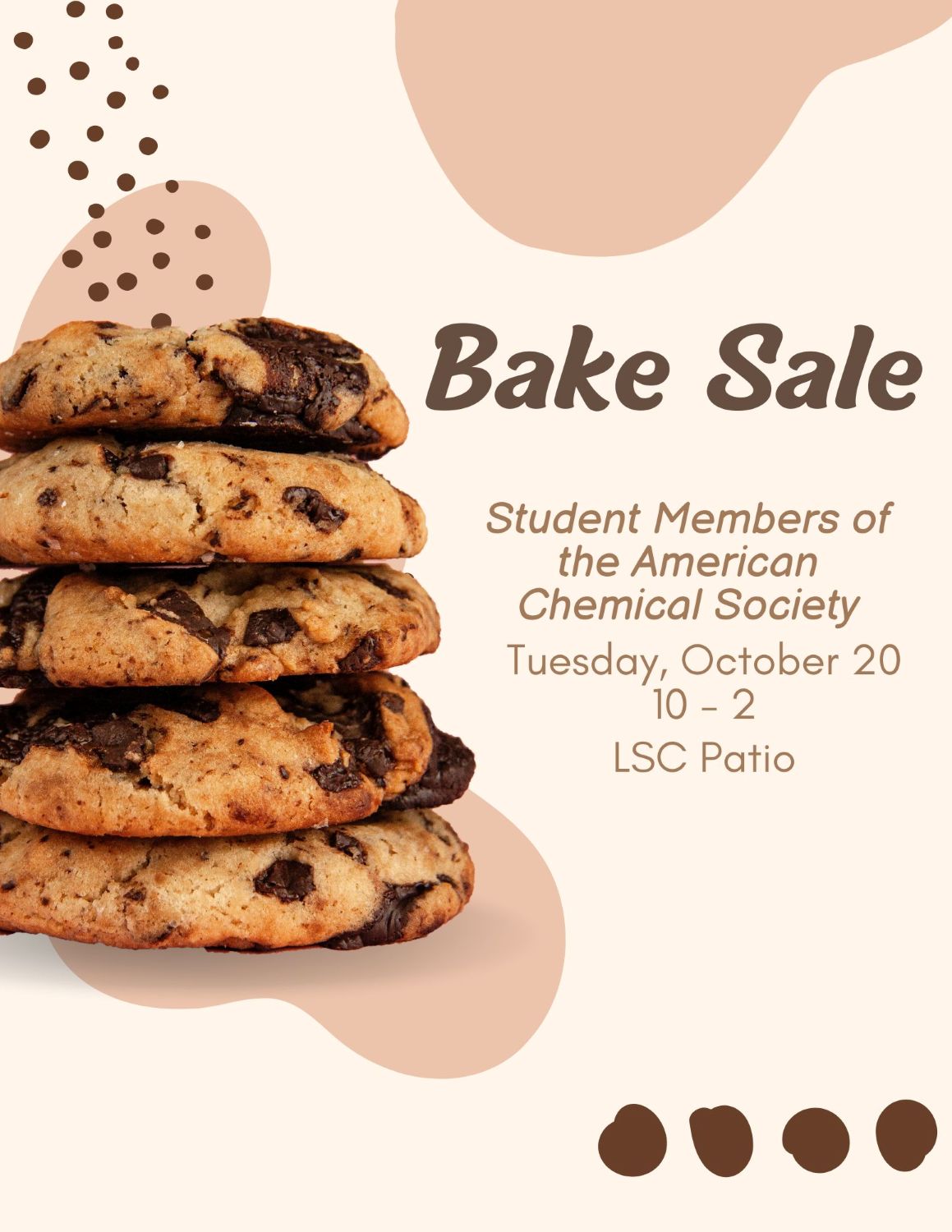Student Members of ACS Bake Sale- Oct 20