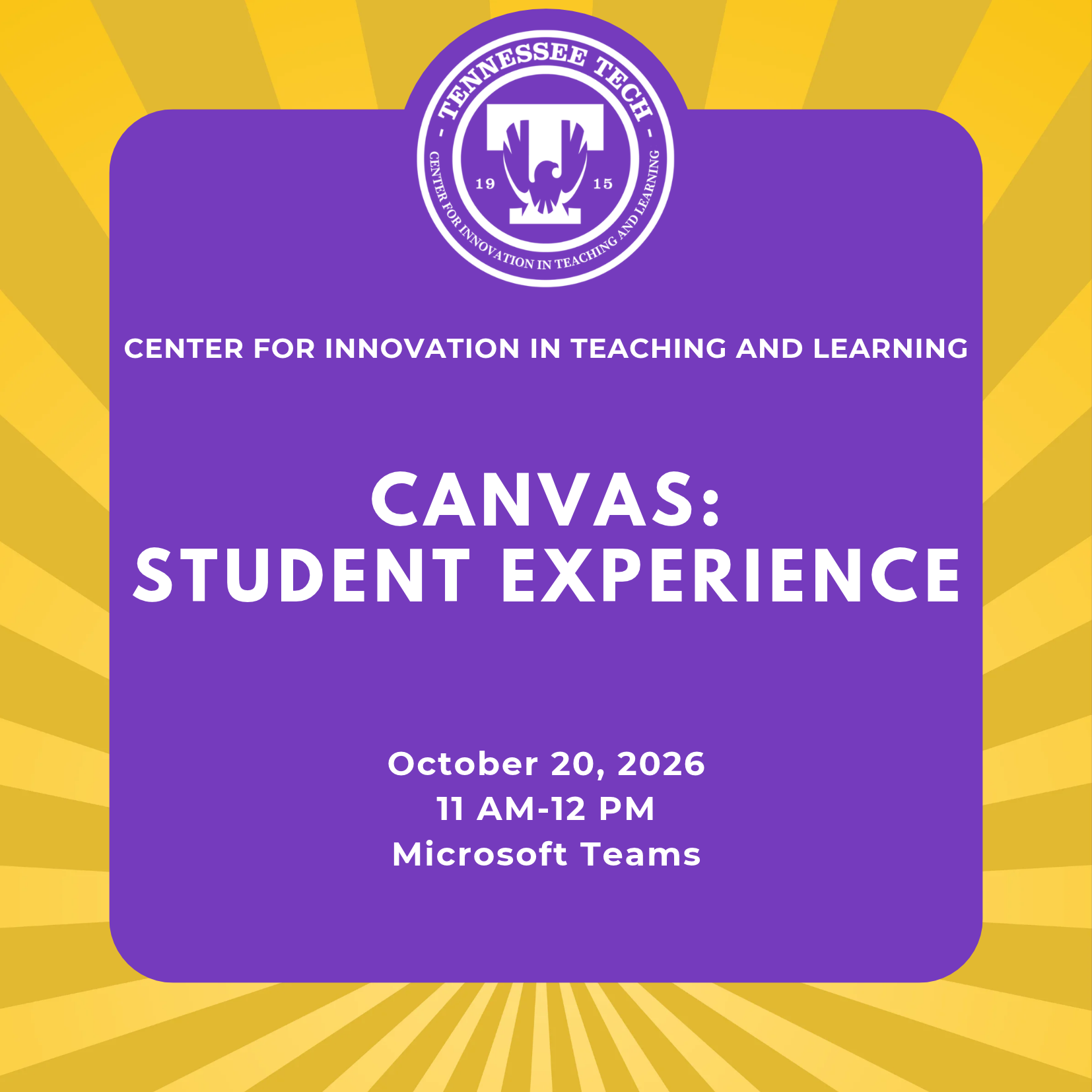 Canvas Student Experience