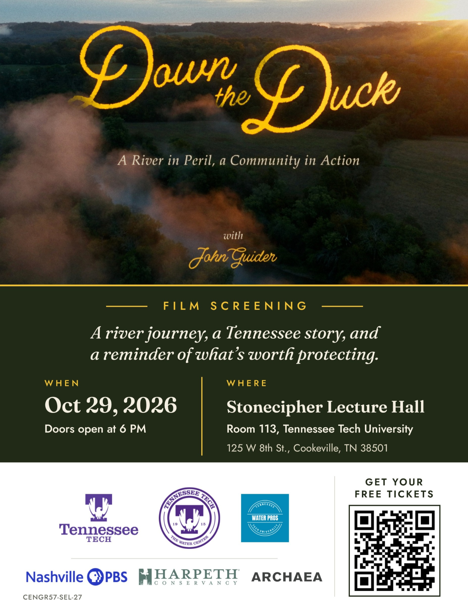 Save the Date: Special Screening of “Down the Duck”