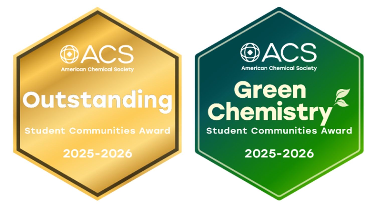 Student Members of American Chemical Society Chapter Wins Top Awards
