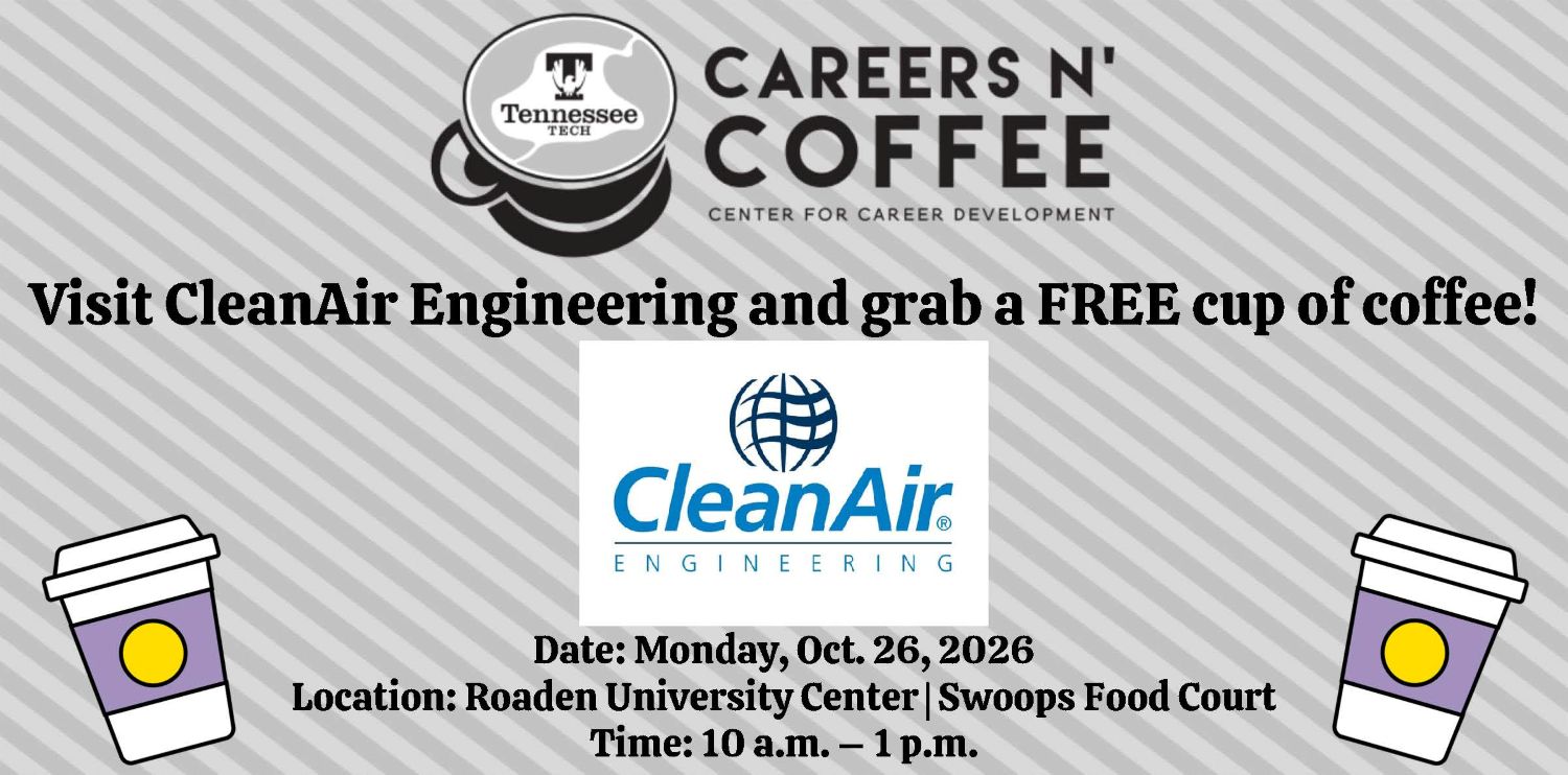 Oct. 26 Careers n’ Coffee with Clean Air Engineering