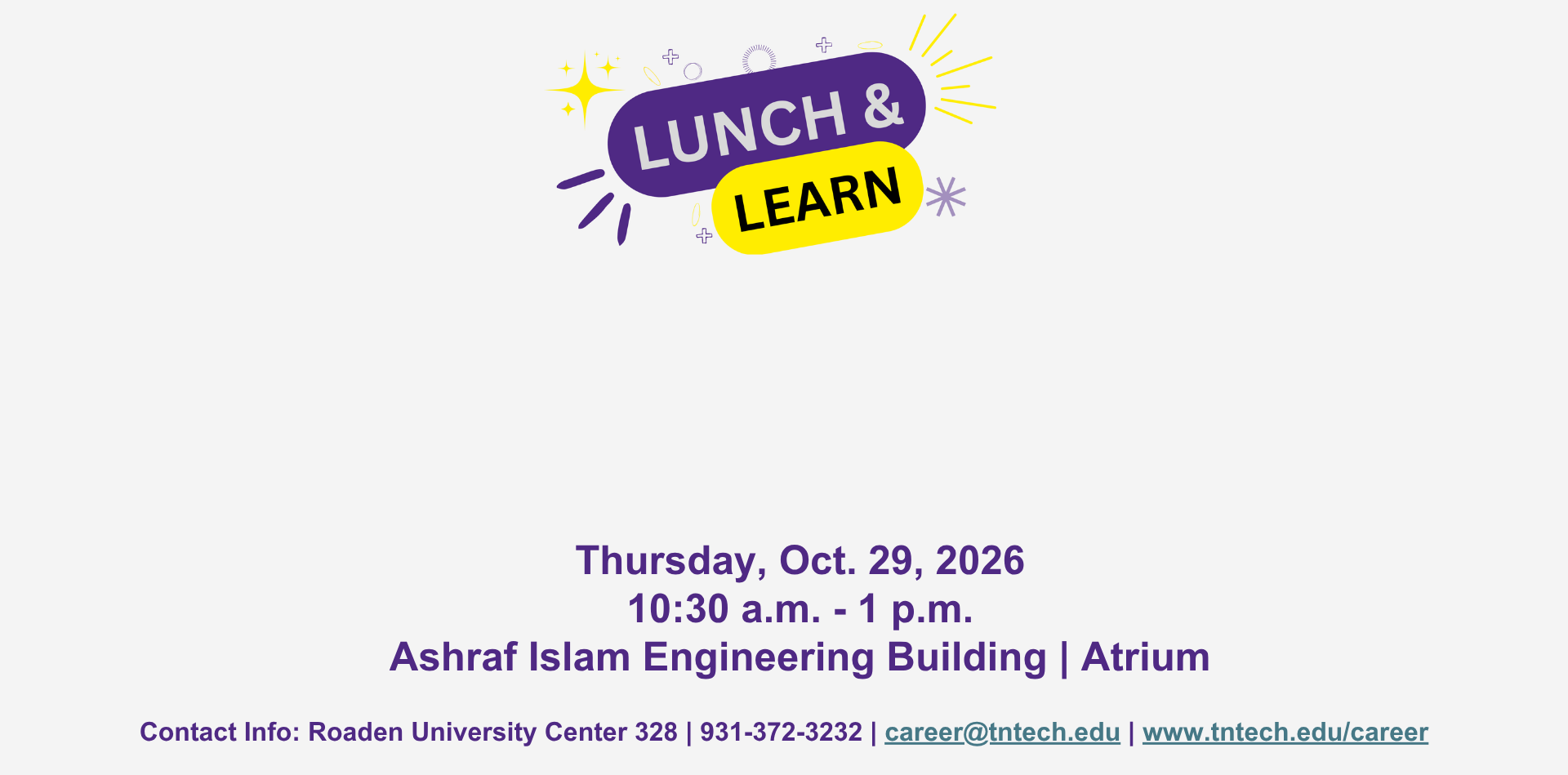 Oct. 29 Lunch & Learn with Tennessee Valley Authority (TVA