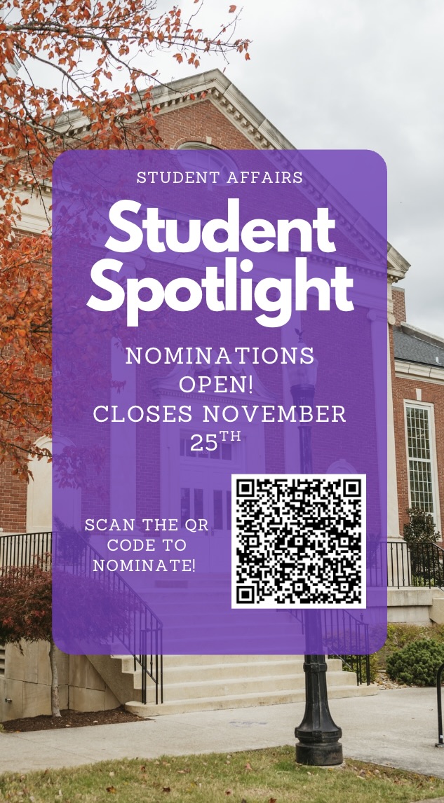 November Student Affairs: Student Spotlight